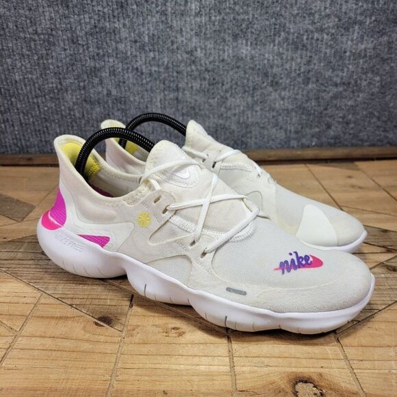 Nike Free RN 5.0 Laser Fuschia CI1289-100 Womens Size 10 Running Lightweight - Picture 1 of 13